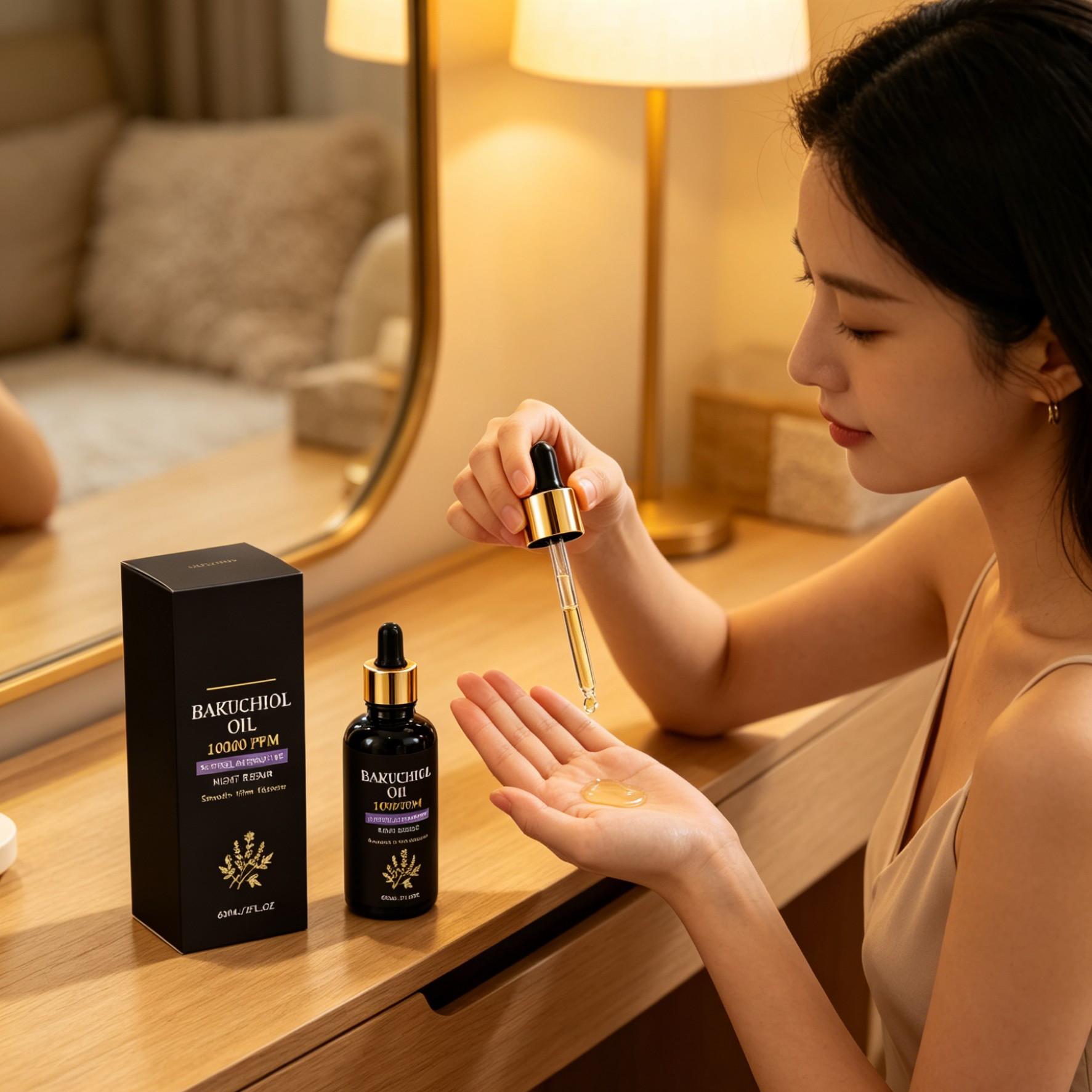 Bakuchiol olie voor verstevigi - Bakuchiol Night Oil recensie en prijs